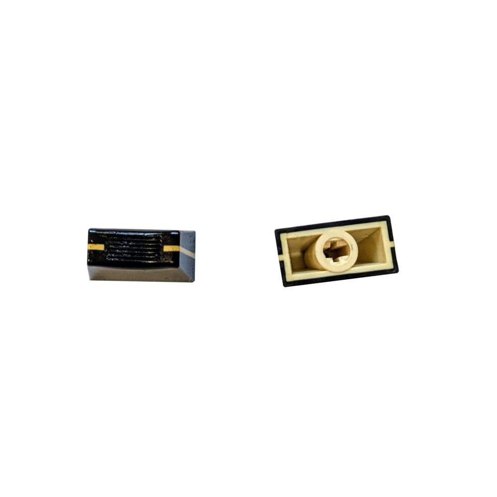 Yamaha PM-1000 Channel Fader Cap - Black with Tan Stripe